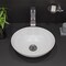 Alfi Brand ALFI brand ABC913 White 16" Egg Shape Above Mount Ceramic Sink ABC913 - alternate 10